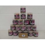 19 pots of Mainline balanced wafters (various sizes) with flavours incl. fruit-tella, spicy crab,