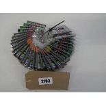 Approx. 30 packs of Preston Innovations hair rigs and hooks to nylon, hook sizes from 12-18