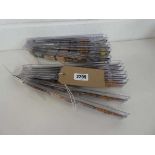 Approx. 16 packs of Fox hair rigs incl. wide gape rigs and wide gape PVA bag rigs (sizes 6 and 8,