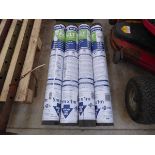 4 rolls of Blue Hawk 5m x 1m sand finish ribbon felt