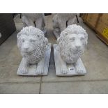 Pair of Laid Down lions