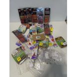 Quantity of Predator end tackle and accessories by Korum, Dinsmores and Mepps incl. drop shot