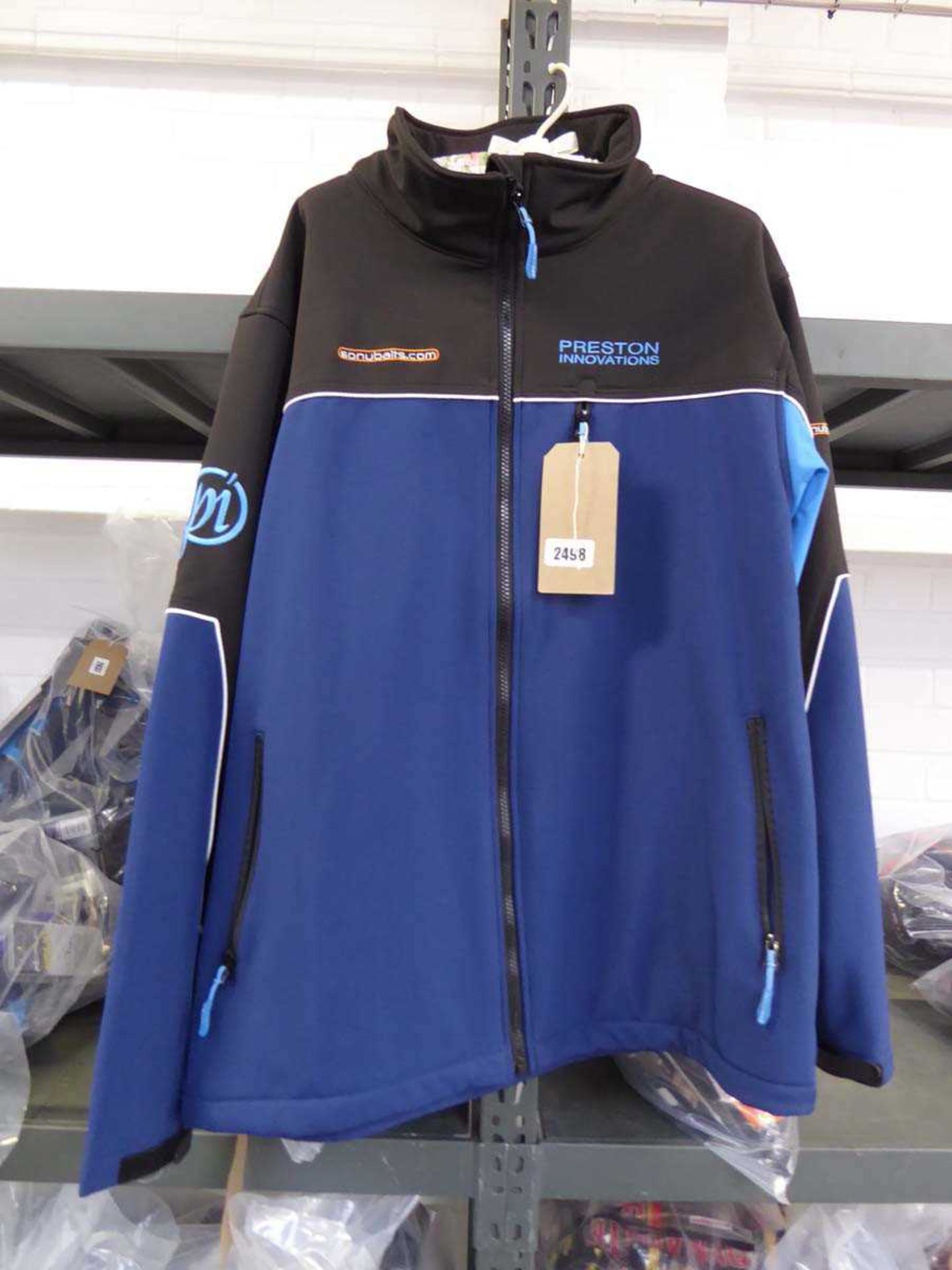 Preston Innovations national team jacket in blue and black size L