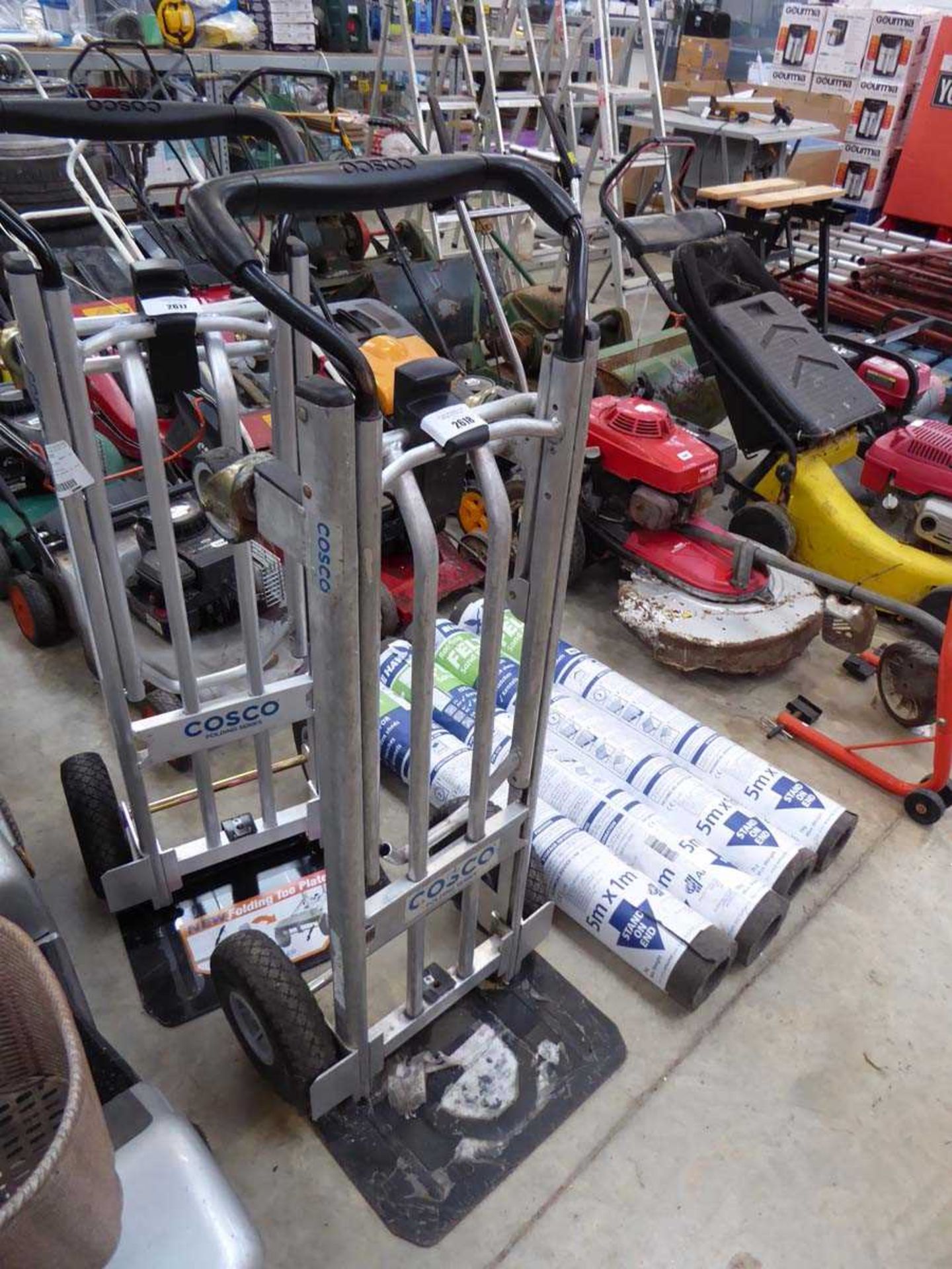 +VAT Cosco aluminium folding sack barrow/trolley