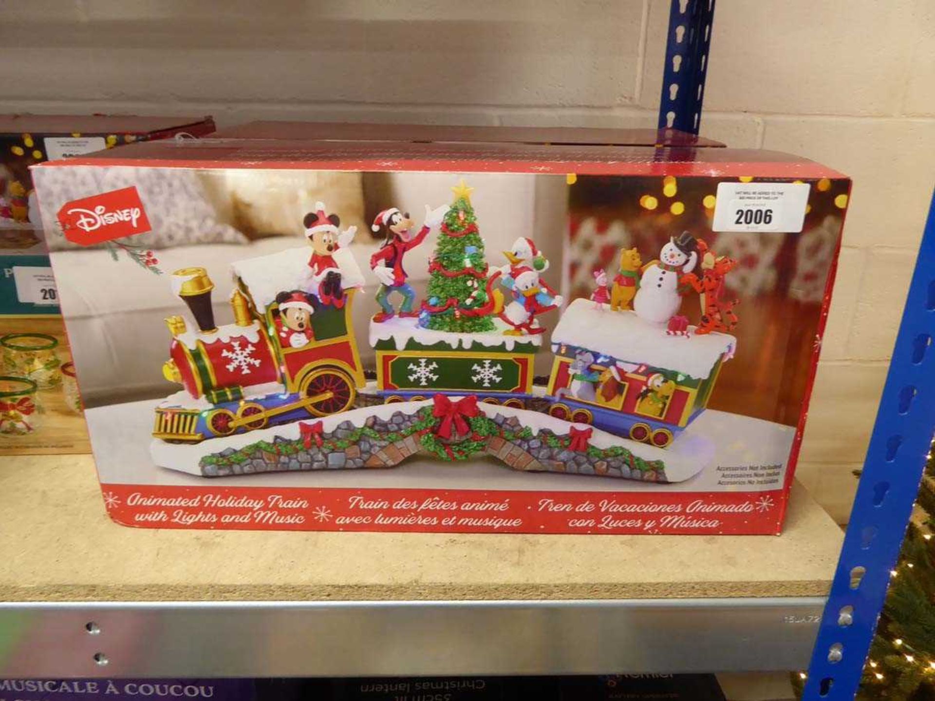 +VAT Boxed Disney animated holiday train