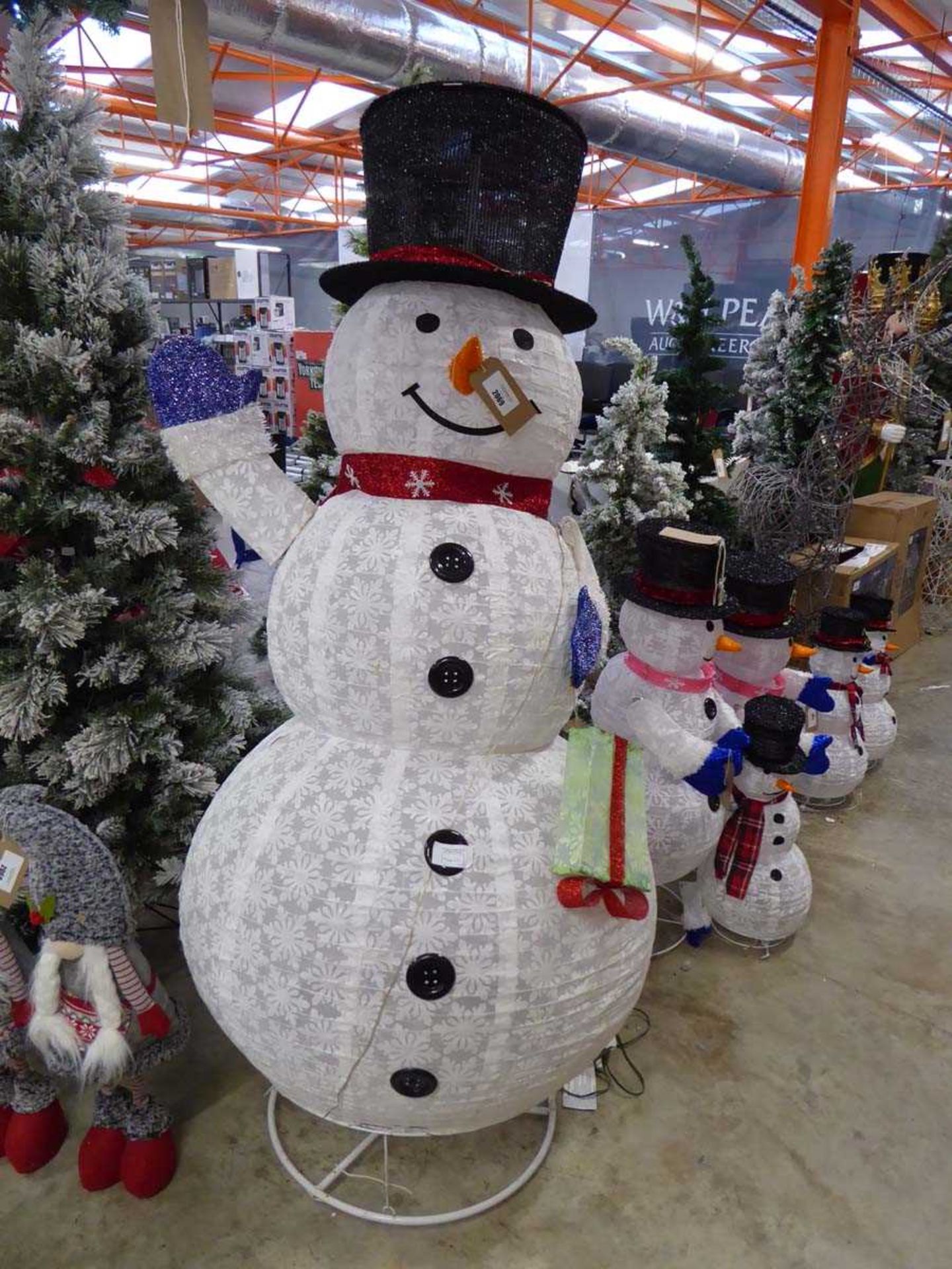 +VAT Large outdoor LED light up snowman