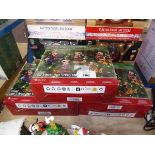 +VAT 3 boxed Disney Traditions 5 piece Mickey & Friends holiday ornament sets