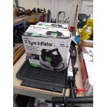 +VAT 2 Bonaire 12V tyre inflators, together with 2 Michelin car mats and hand pump