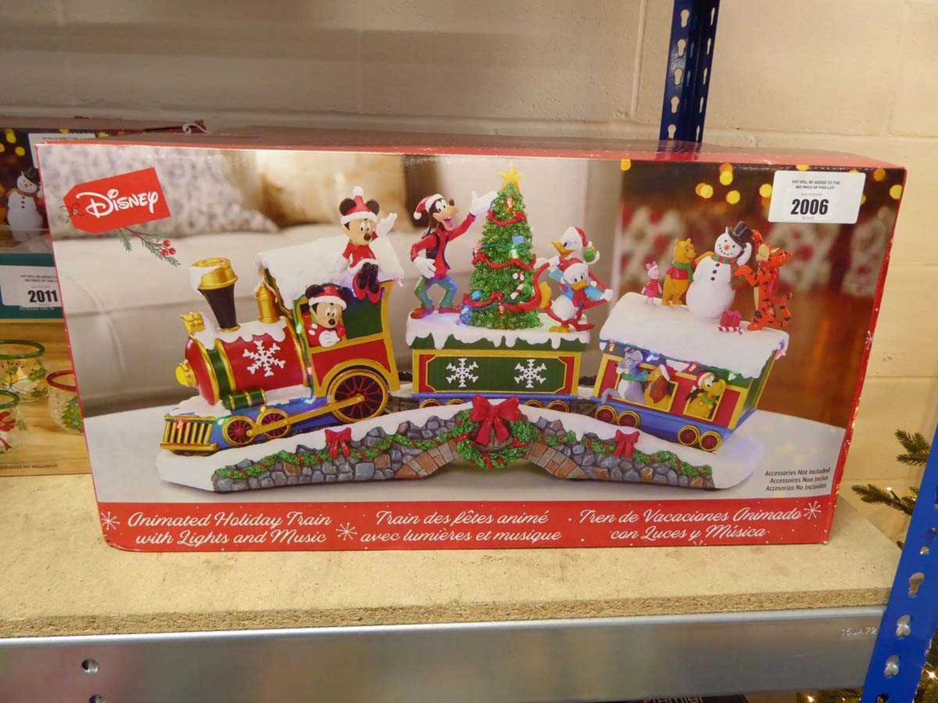 +VAT Boxed Disney animated holiday train