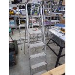 Aluminium 5 tread step ladder