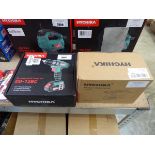 +VAT Boxed HYCHIKA DD-12BC cordless drill driver kit with boxed HYCHIKA electric random orbital