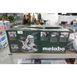 +VAT Boxed Metabo electric cross cut table saw