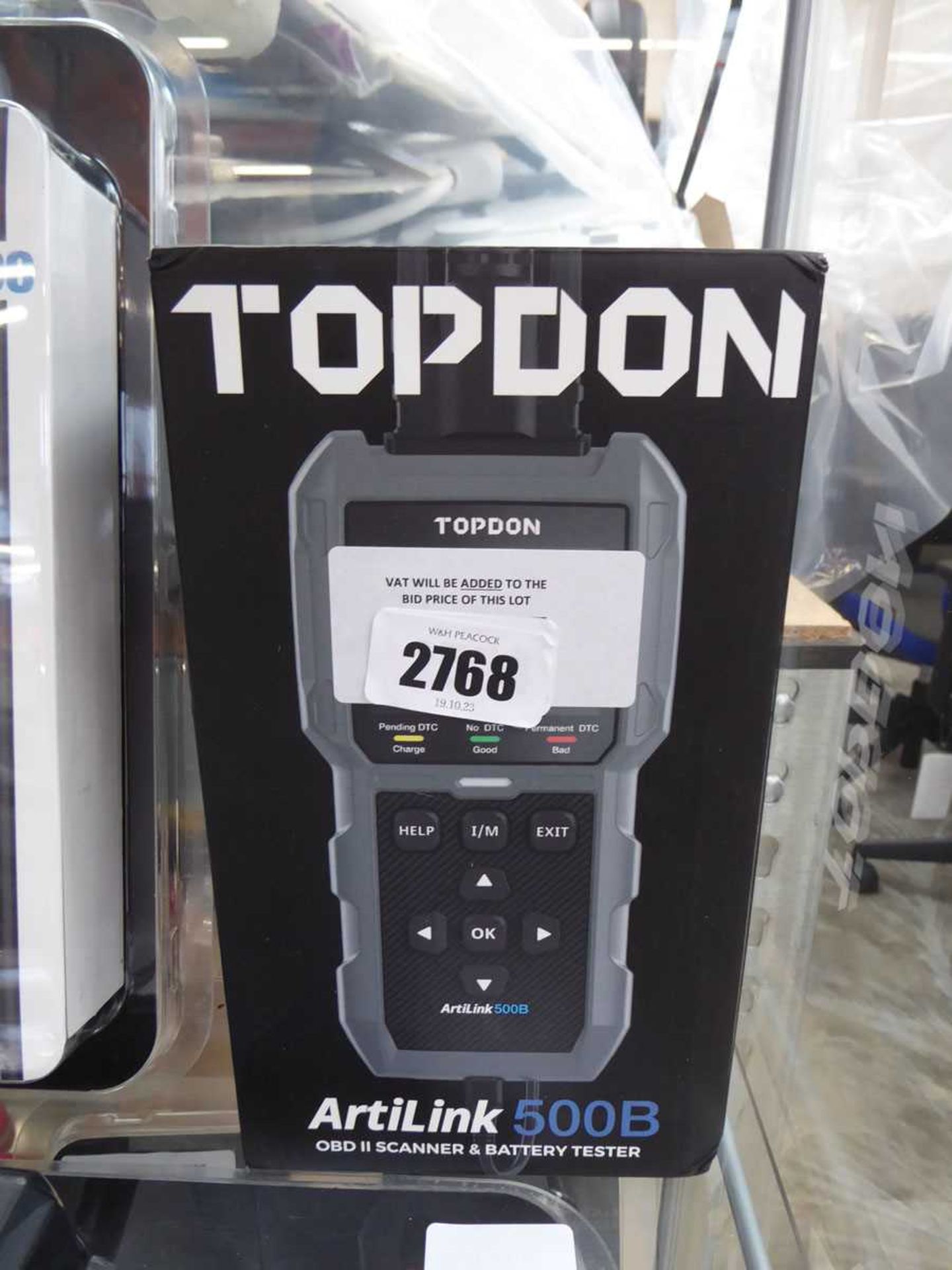 +VAT TOPDON diagnostics reader