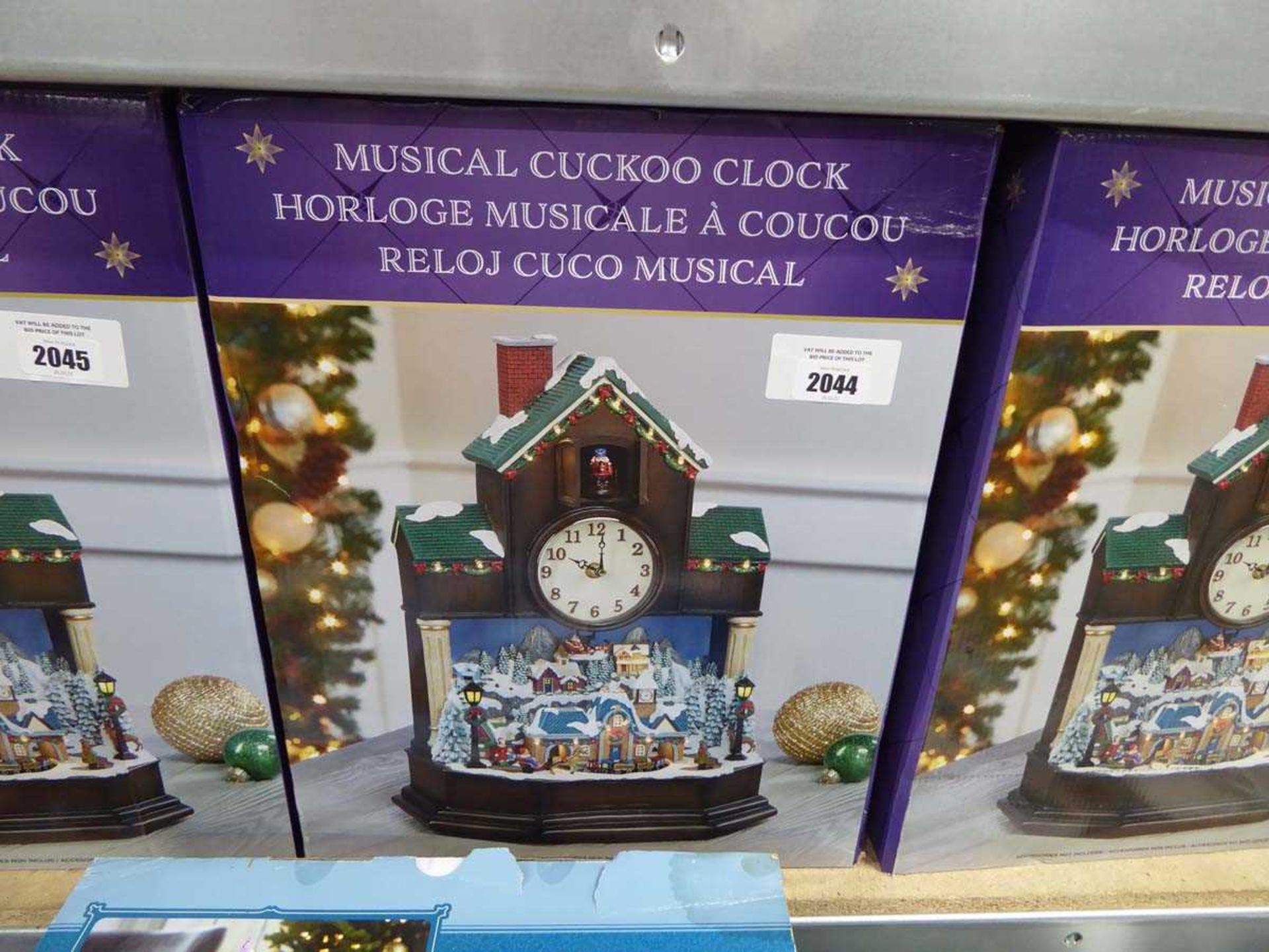 +VAT Boxed musical cuckoo clock