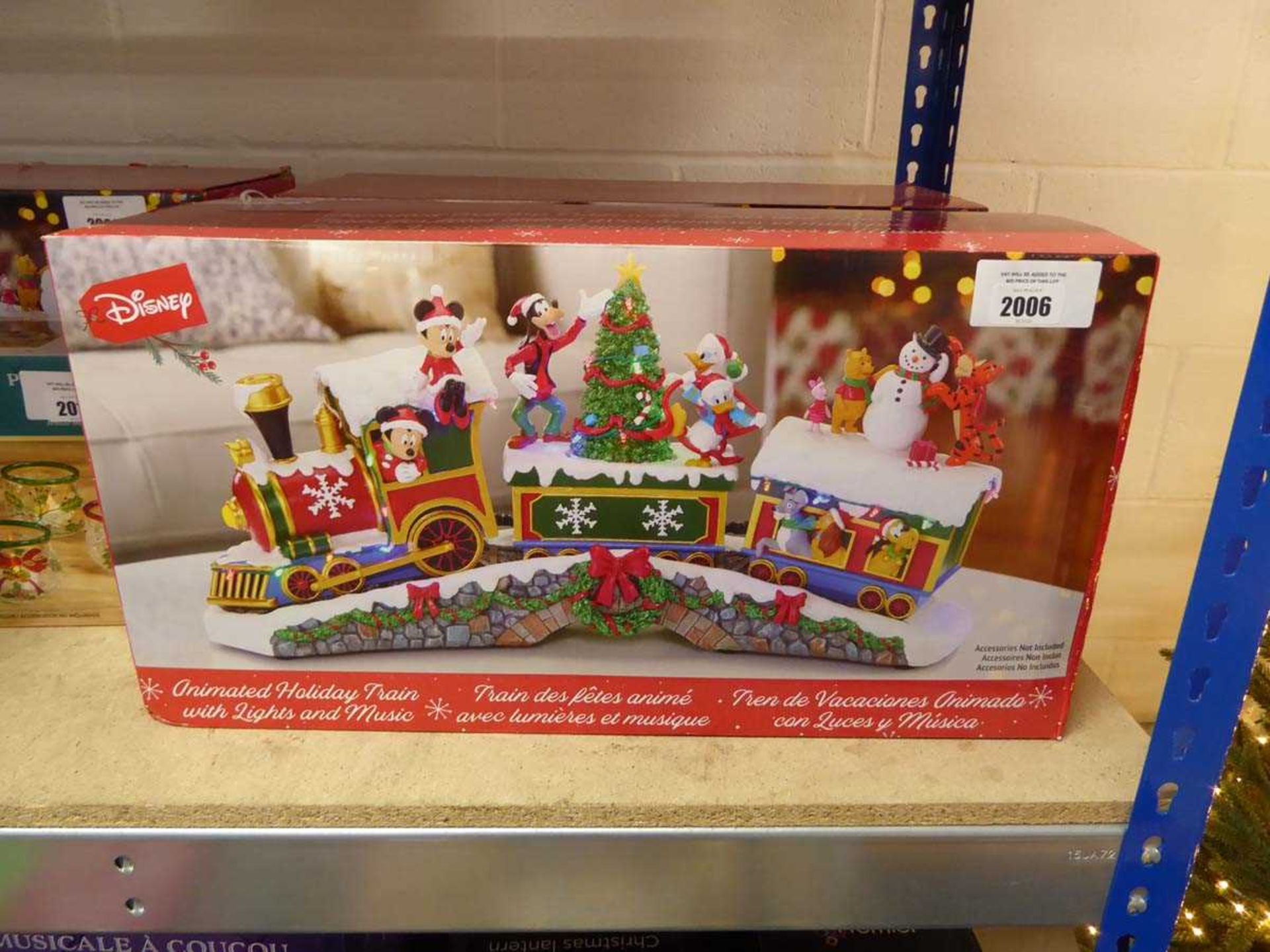 +VAT Boxed Disney animated holiday train
