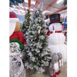+VAT 6.5' snowy themed artificial Christmas tree