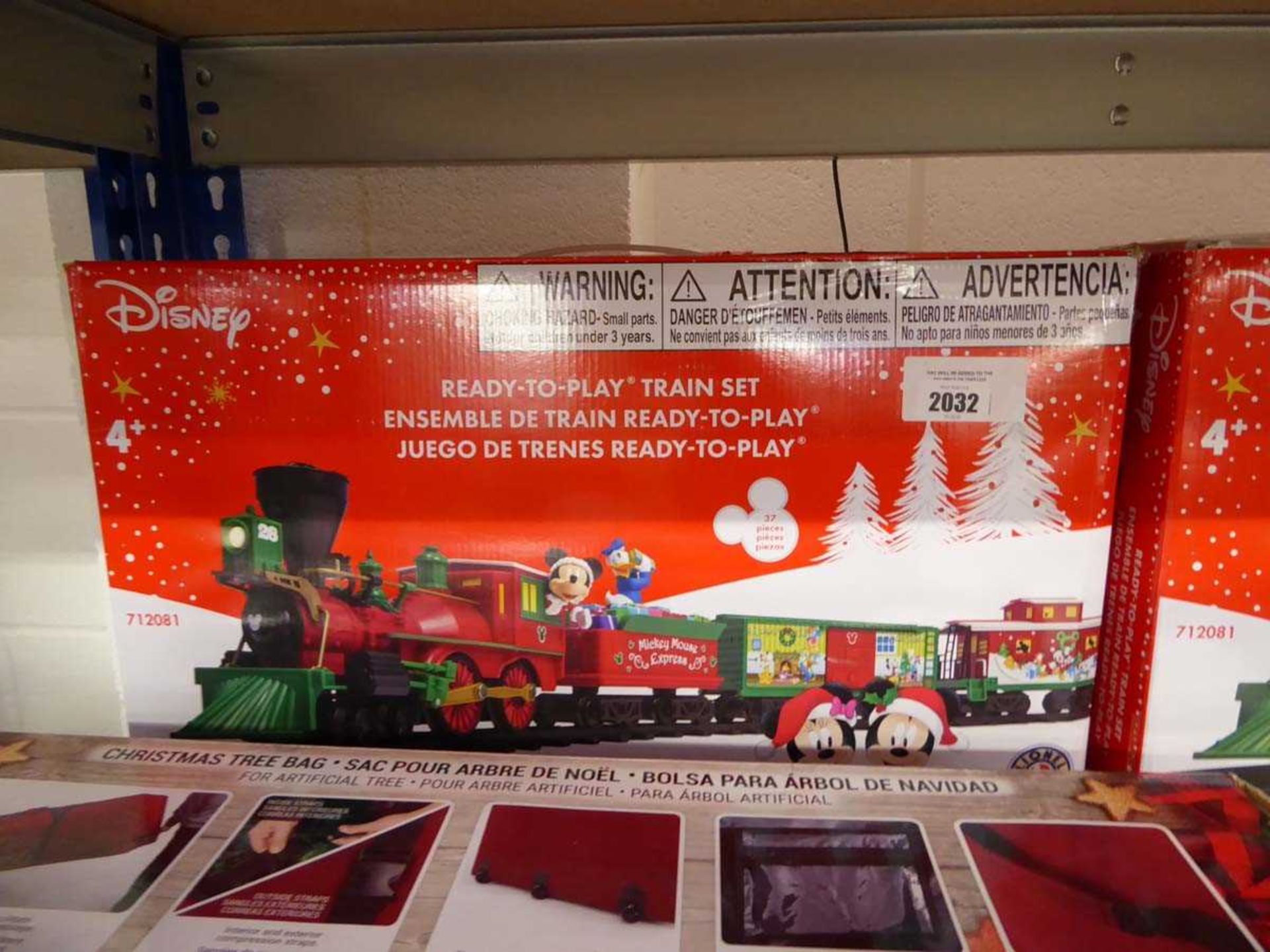 +VAT Boxed Disney Christmas ready to play train set