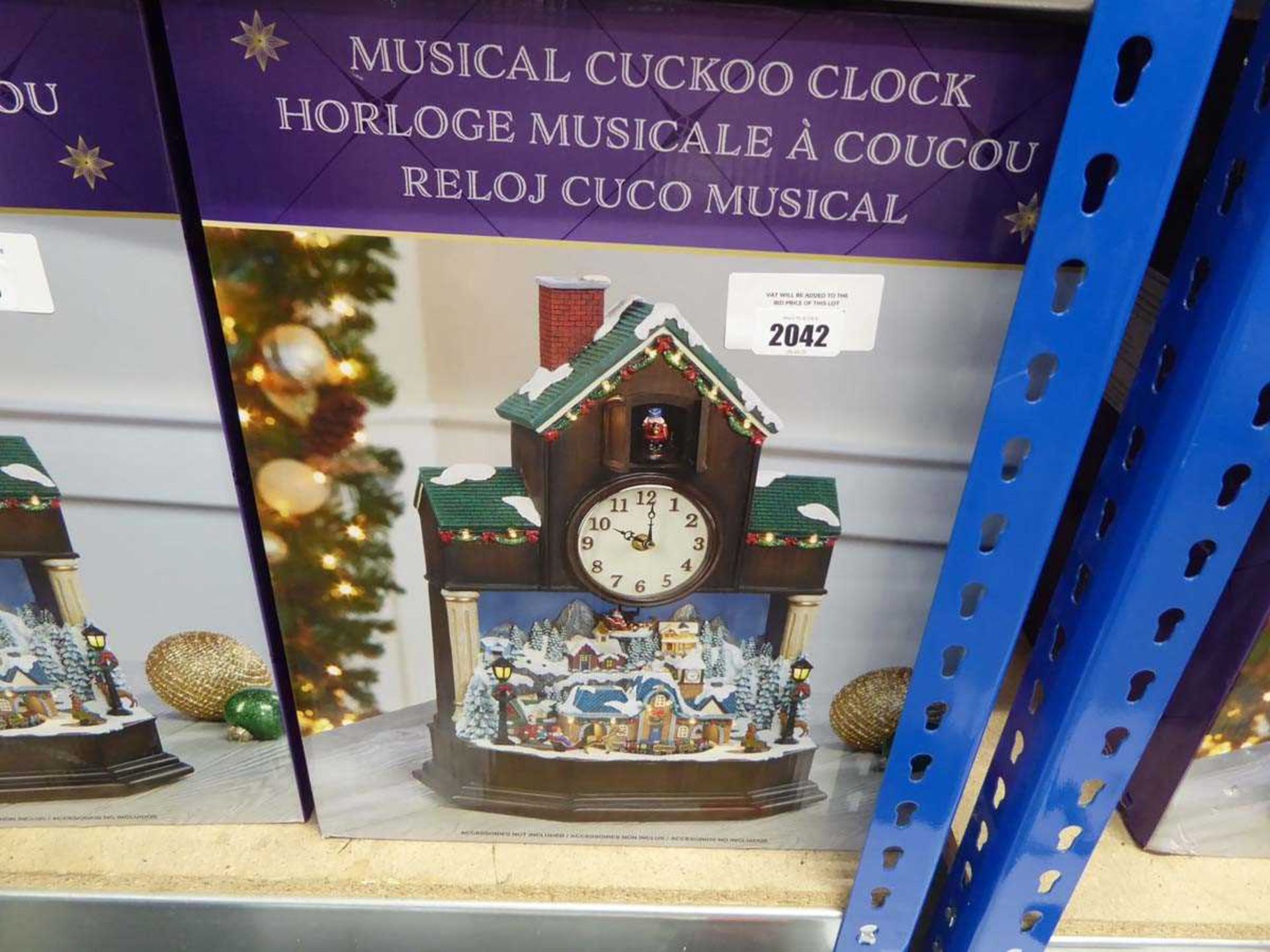 +VAT Boxed musical cuckoo clock