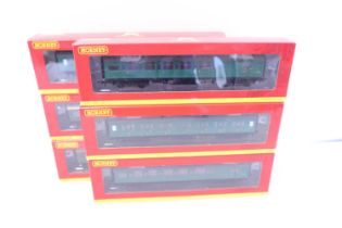 6x Hornby 00 Scale Model Rolling Stock coaches inc; R4320B, R4303B, R4320B, R4297A, R4304B, R4299A