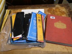 Quantity of stamp albums and stamp books