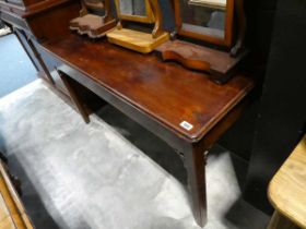 Wooden wall hall table
