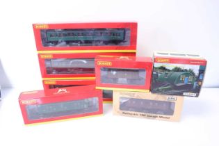 6x Hornby 00 Scale Model Rolling Stock inc; R4303C BR Maunsell Corridor 1st Class Coach 'S 7406