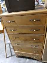 Pine 6 drawer chest of drawers