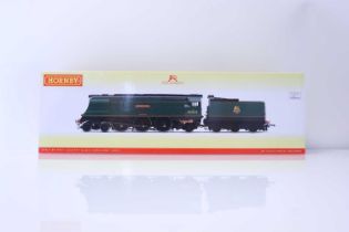 Hornby 00 scale model Early BR West Country Class 'Camelford' 34032, boxed