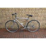 Raleigh Pioneer silver mountain bike