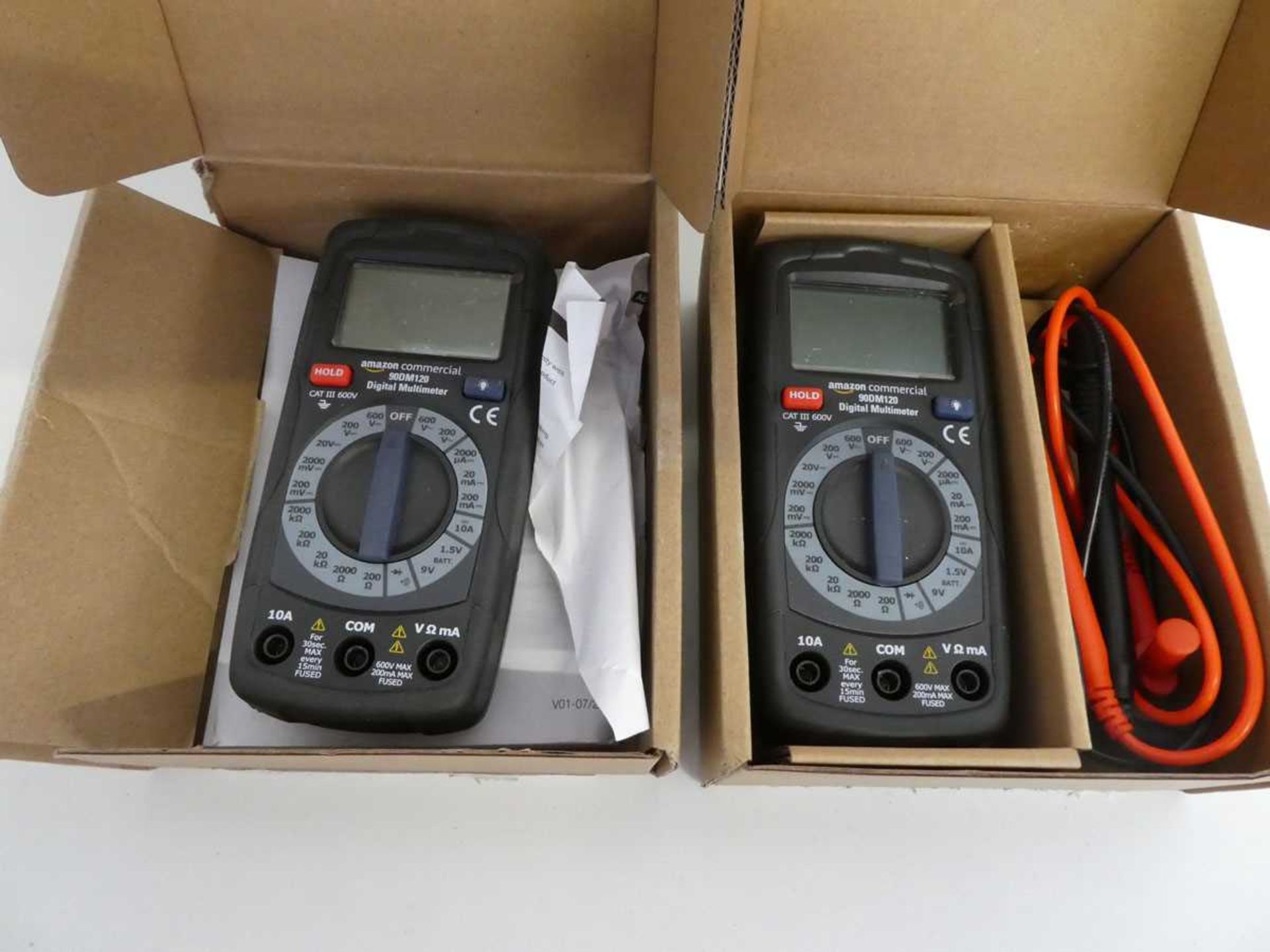 +VAT 2 digital multimeters (9ODM120)