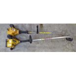 2 McCulloch petrol bent arm strimmers