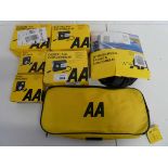 +VAT Selection of AA car related accessories incl. boxed digital air compressors, tyre inflators,