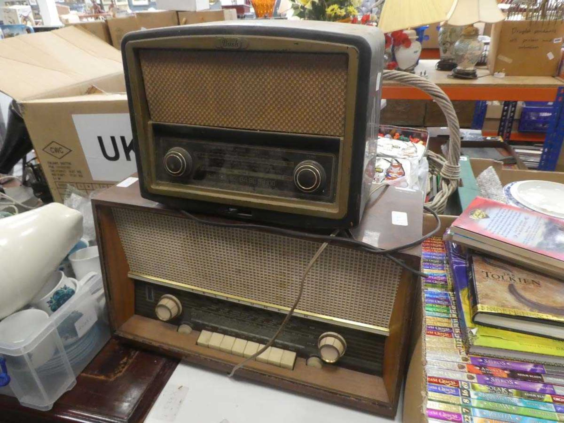 2 vintage radios