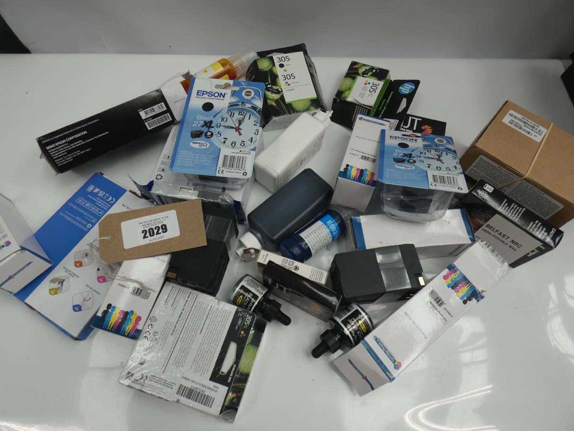 +VAT Quantity of various printer ink cartridges