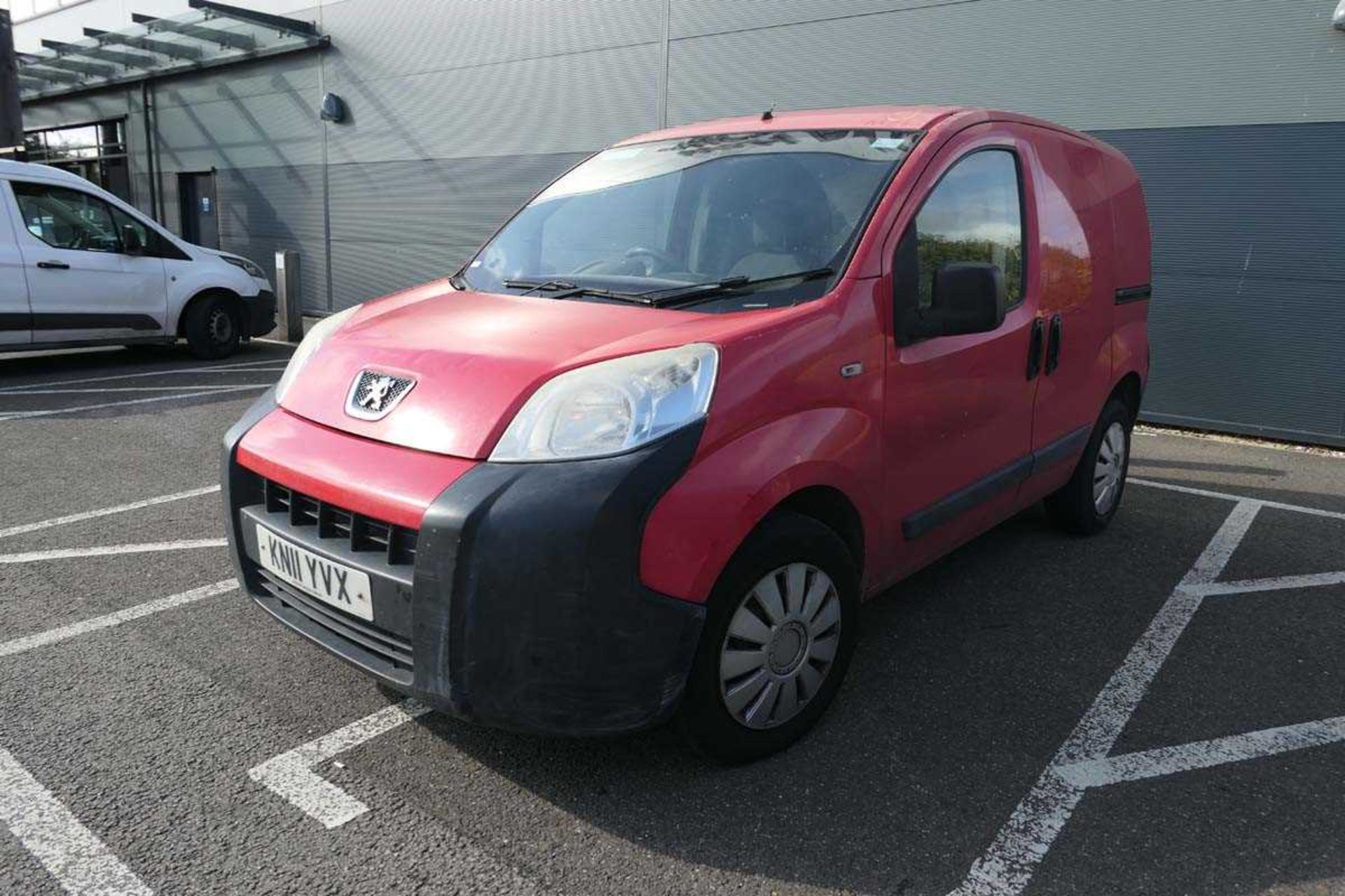 KN11 YVX Peugeot Bipper S HDI Panel Van in red, first registered 25/05/2011, 1399 cc diesel, mileage - Image 3 of 12