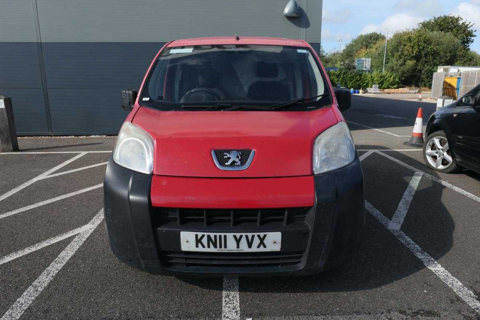 KN11 YVX Peugeot Bipper S HDI Panel Van in red, first registered 25/05/2011, 1399 cc diesel, mileage - Image 2 of 12