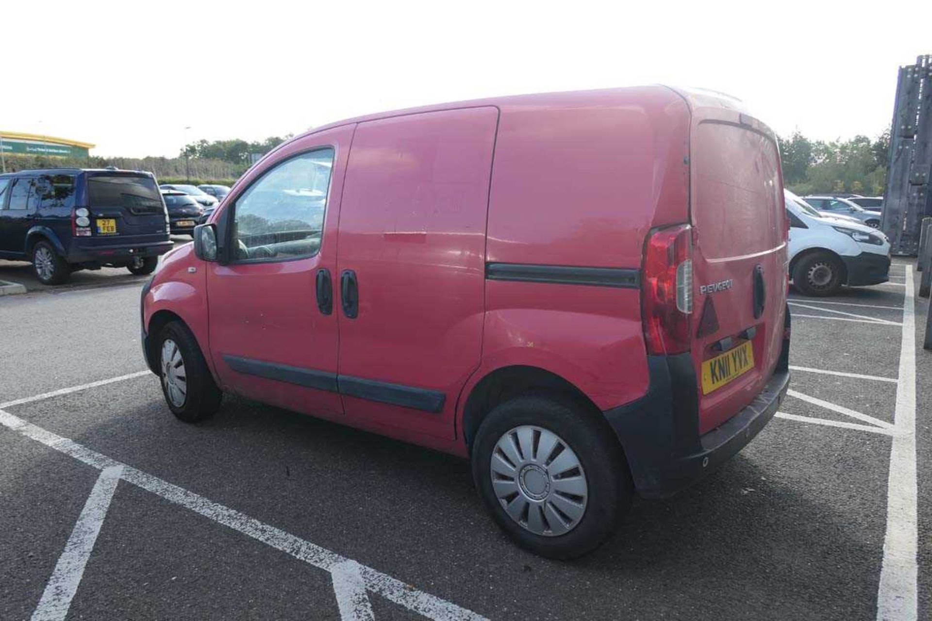 KN11 YVX Peugeot Bipper S HDI Panel Van in red, first registered 25/05/2011, 1399 cc diesel, mileage - Image 4 of 12