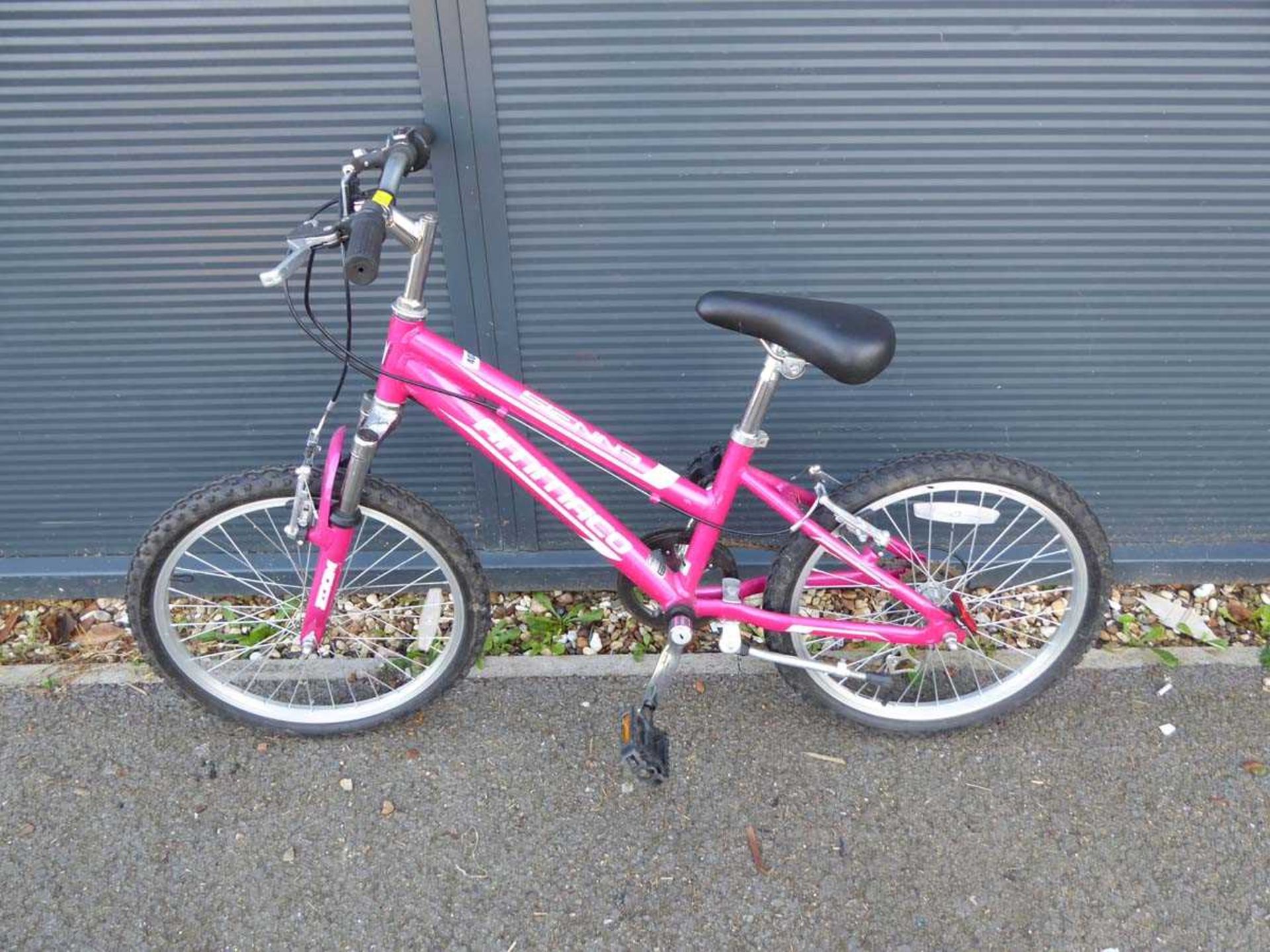 Ammaco pink girls bike