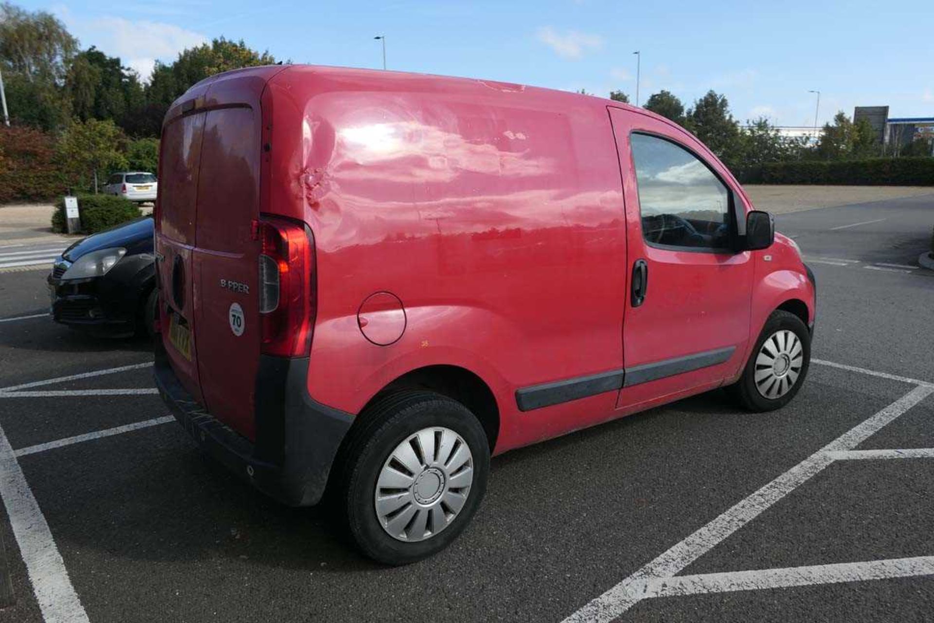 KN11 YVX Peugeot Bipper S HDI Panel Van in red, first registered 25/05/2011, 1399 cc diesel, mileage - Image 5 of 12