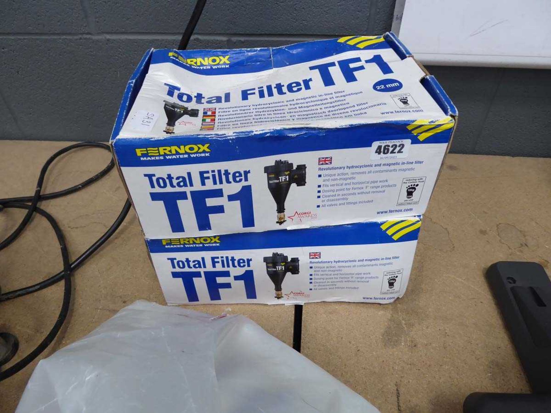 2 Fernox TF1 filters plus radiator cleaner