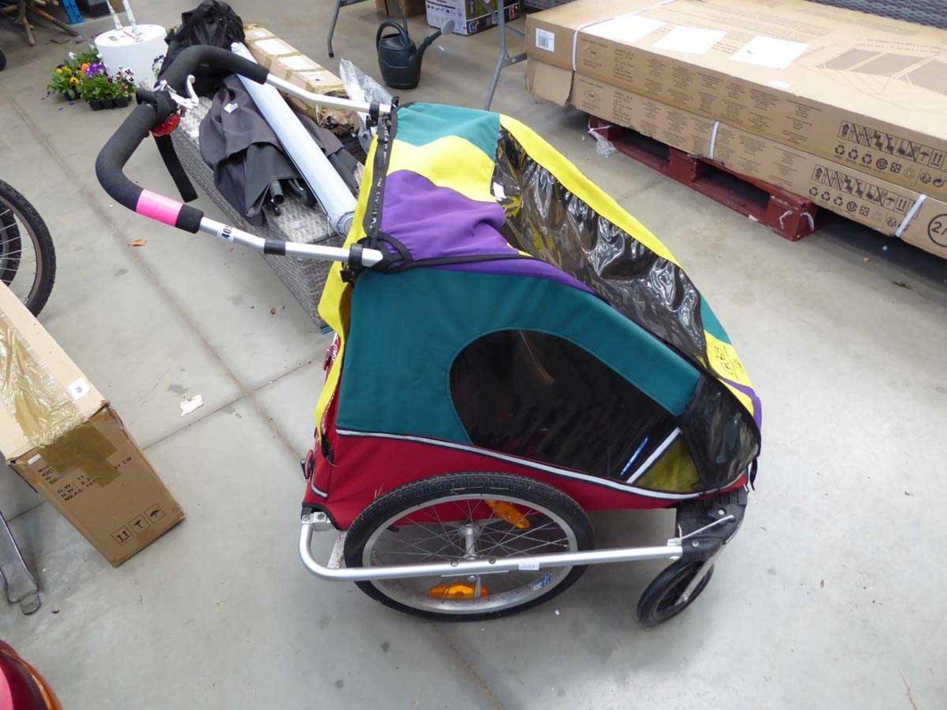 Chariot childs bike trailer