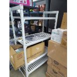 +VAT Plastic 4-shelf rack