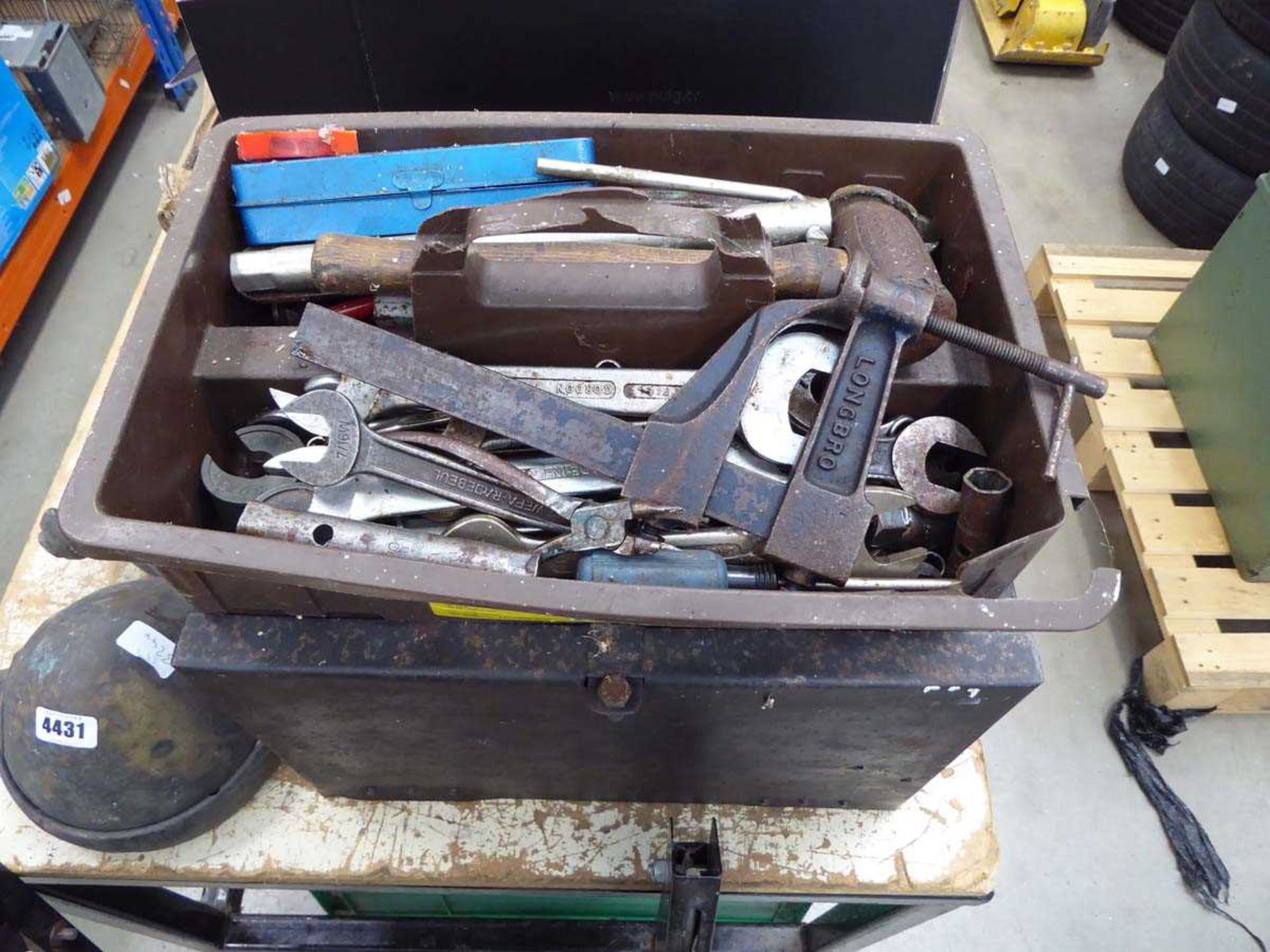2 small boxes of tools
