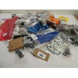 +VAT Large selection of nails, hooks, screws, springs and assorted fixings