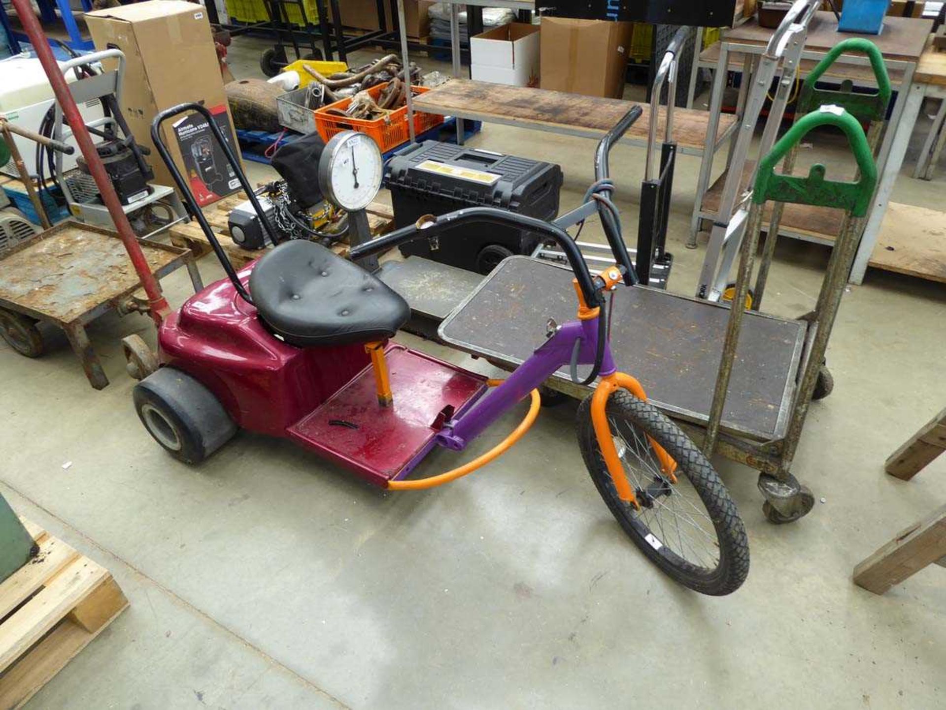 3-wheel converted mobility scooter
