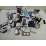 +VAT Electrical accessories including Decoy Cameras, socket adapters, RCD's, Carbon Monoxide