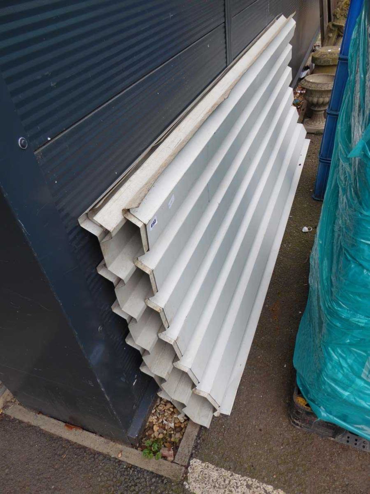 Quantity of metal roofing sheets
