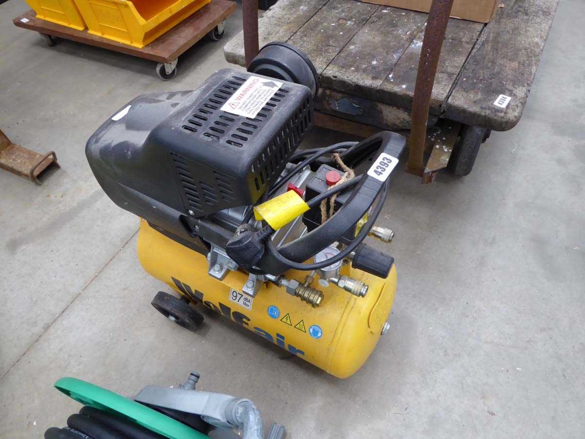 Small electric yellow compressor