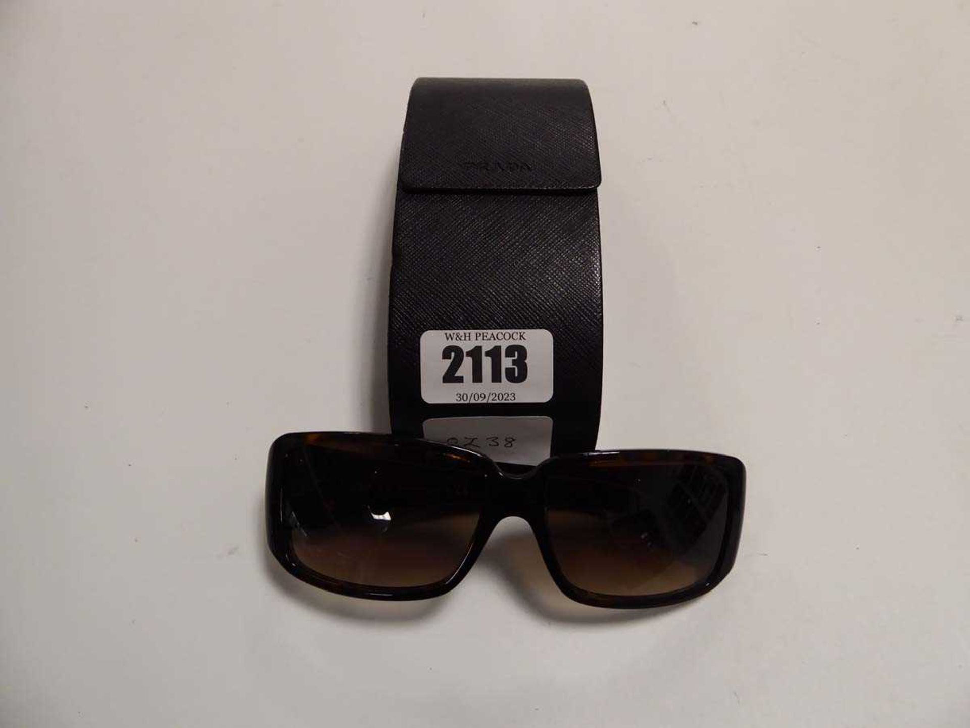 Pair of Prada sunglasses in case - Image 2 of 2