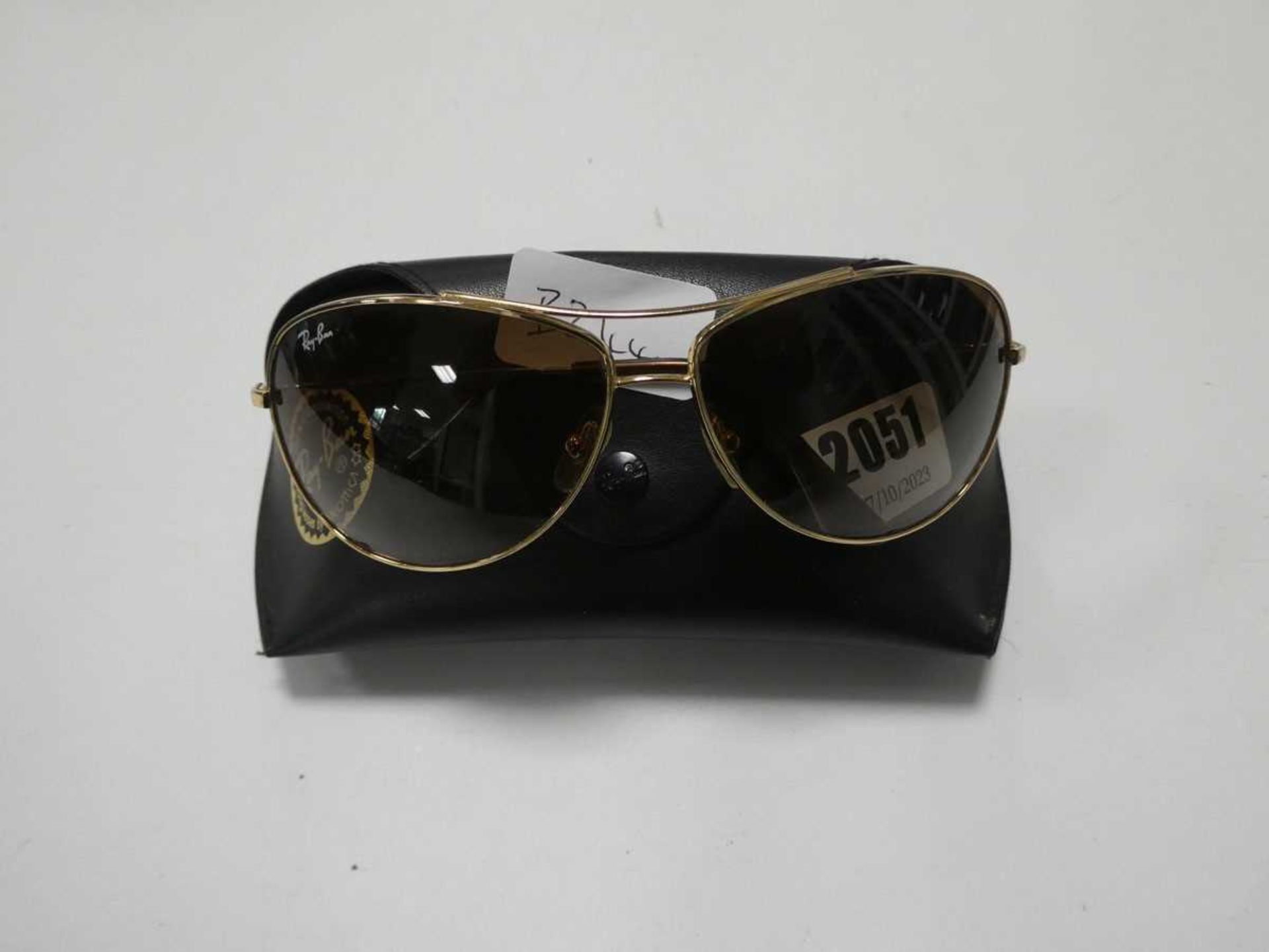 Cased pair of Rayban sunglasses